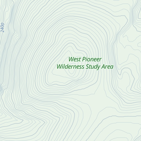 Map of Round Top Mountain