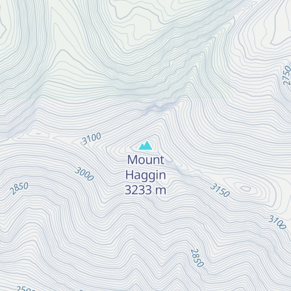 Map of Mount Haggin