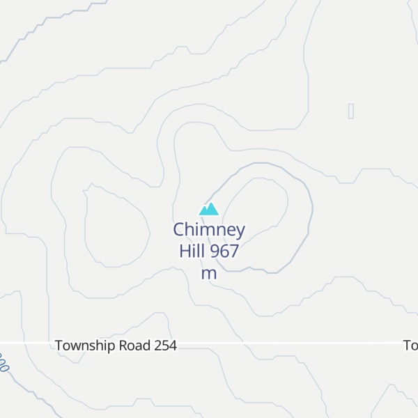 Map of Chimney Hill
