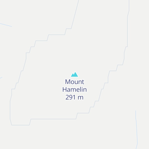 Map of Mount Hamelin