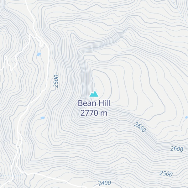 Map of Bean Hill