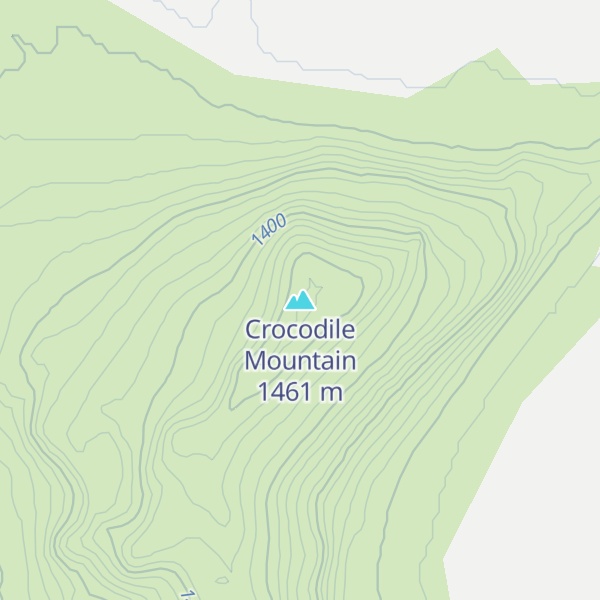 Map of Crocodile Mountain
