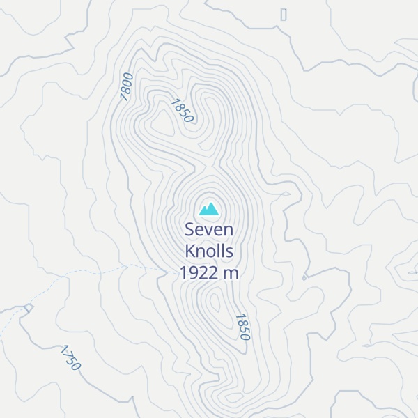 Map of Seven Knolls