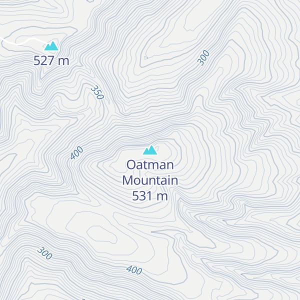 Map of Oatman Mountain
