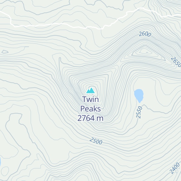 Map of Twin Peaks