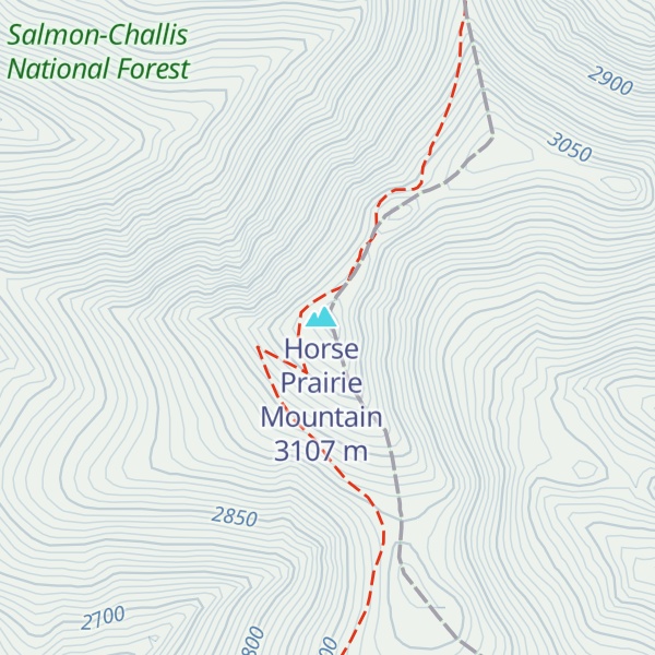 Map of Elk Mountain