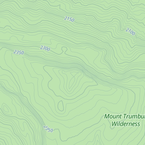Map of Mount Trumbull
