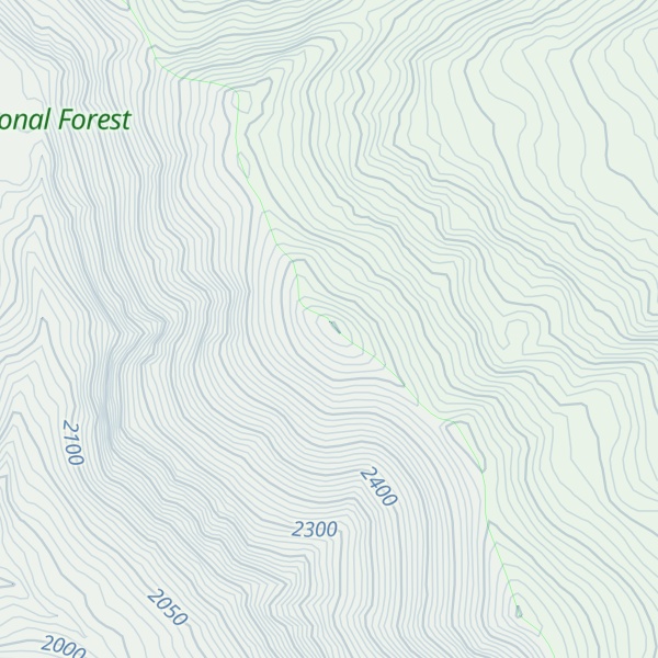 Map of Foolhen Mountain