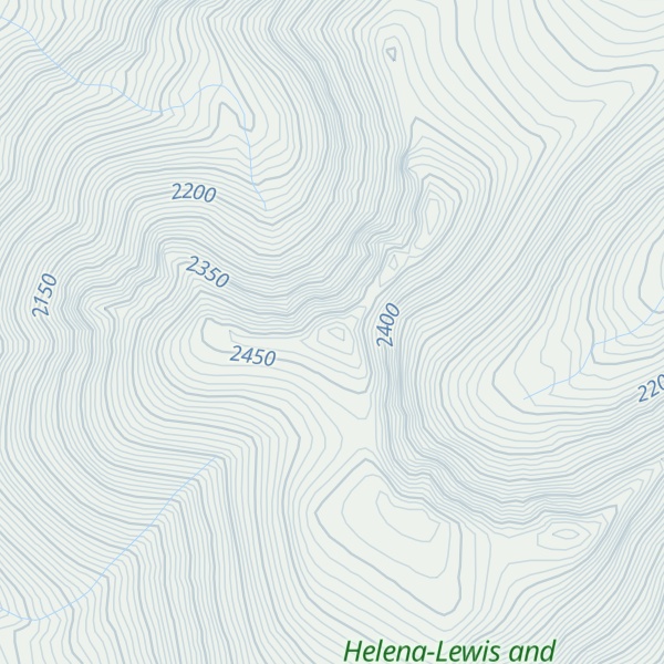 Map of Goat Mountain