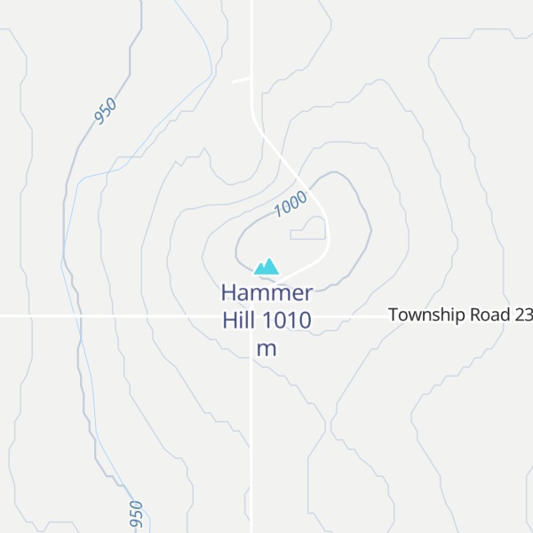 Map of Hammer Hill