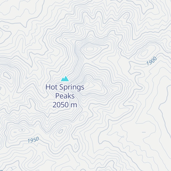 Map of Badger Peak
