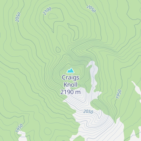 Map of Craigs Knoll