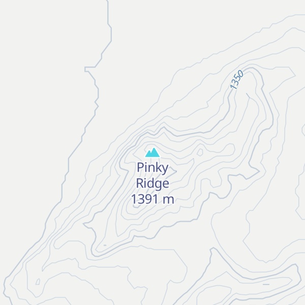 Map of Pinky Ridge