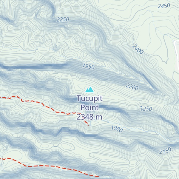 Map of Tucupit Point