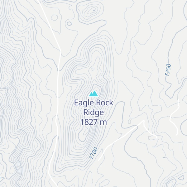 Map of Eagle Rock Ridge