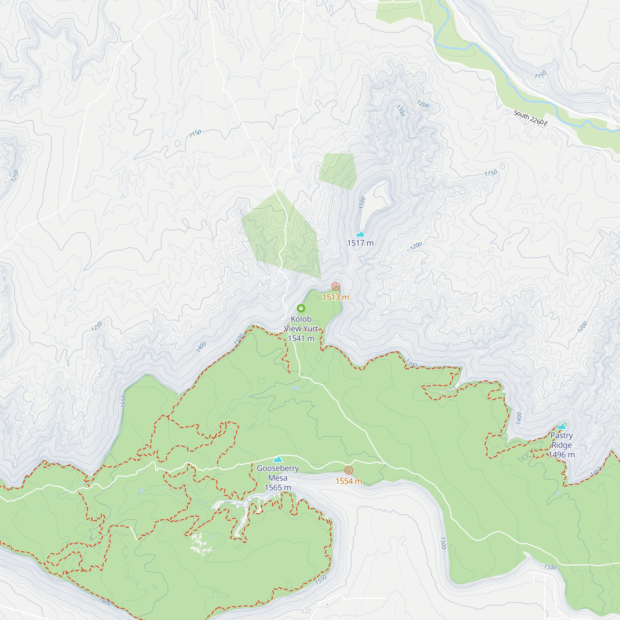Temple View Yurt map