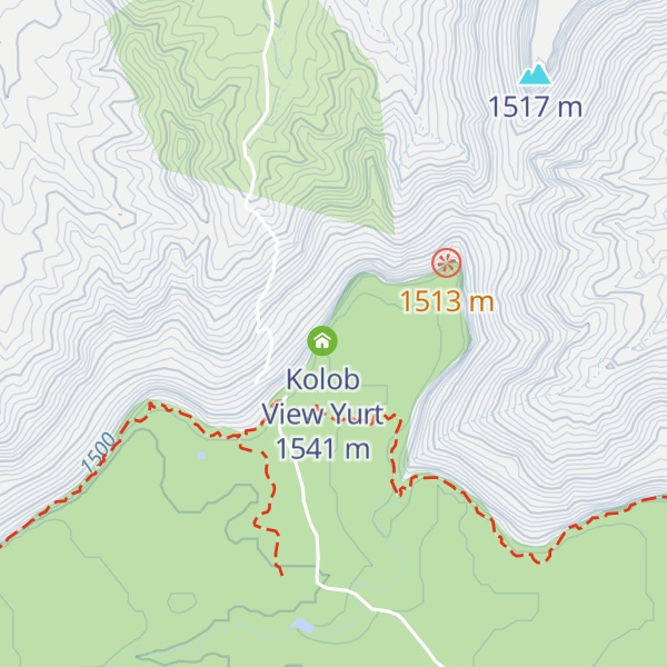 Map of Zion View Yurt