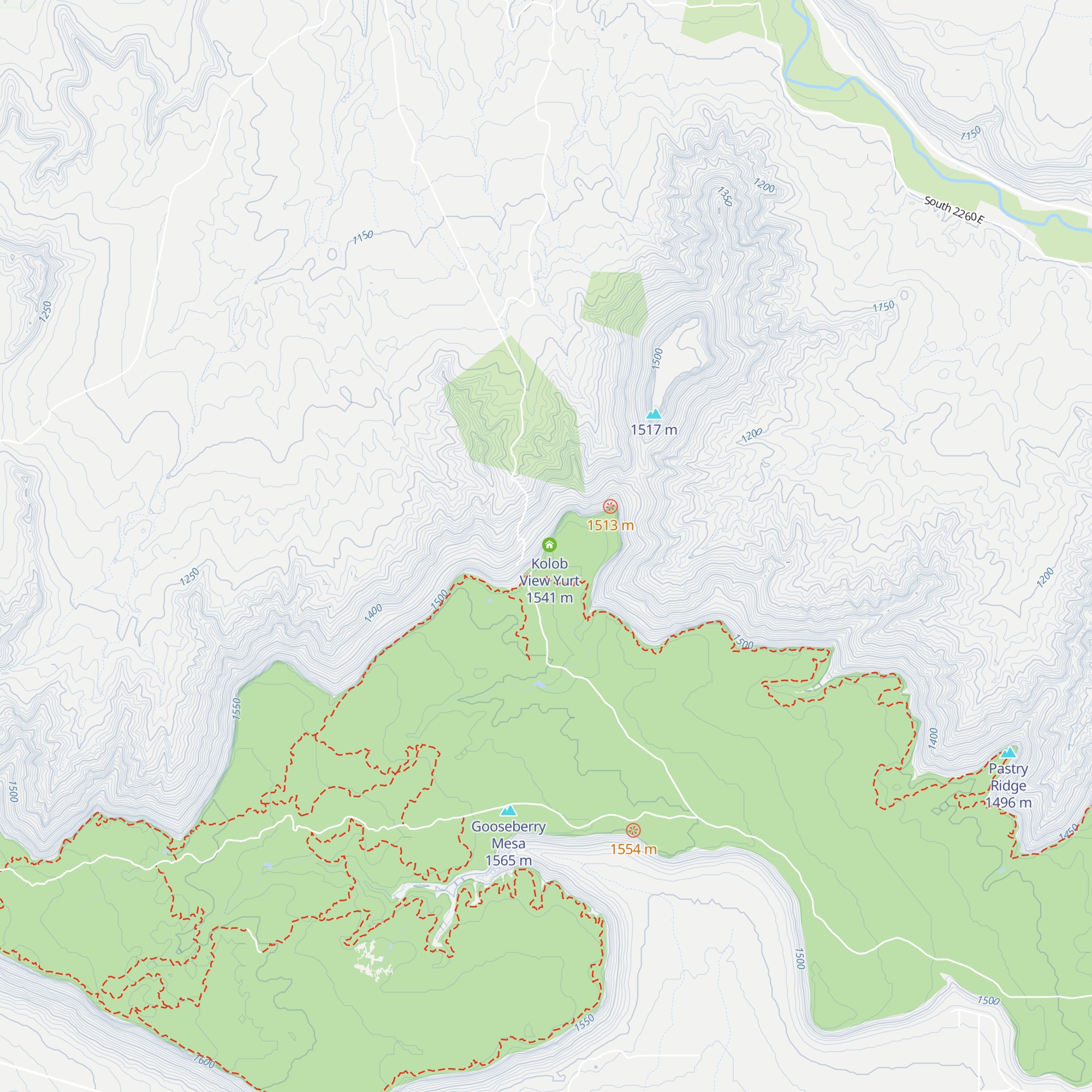 Rampage View Yurt map