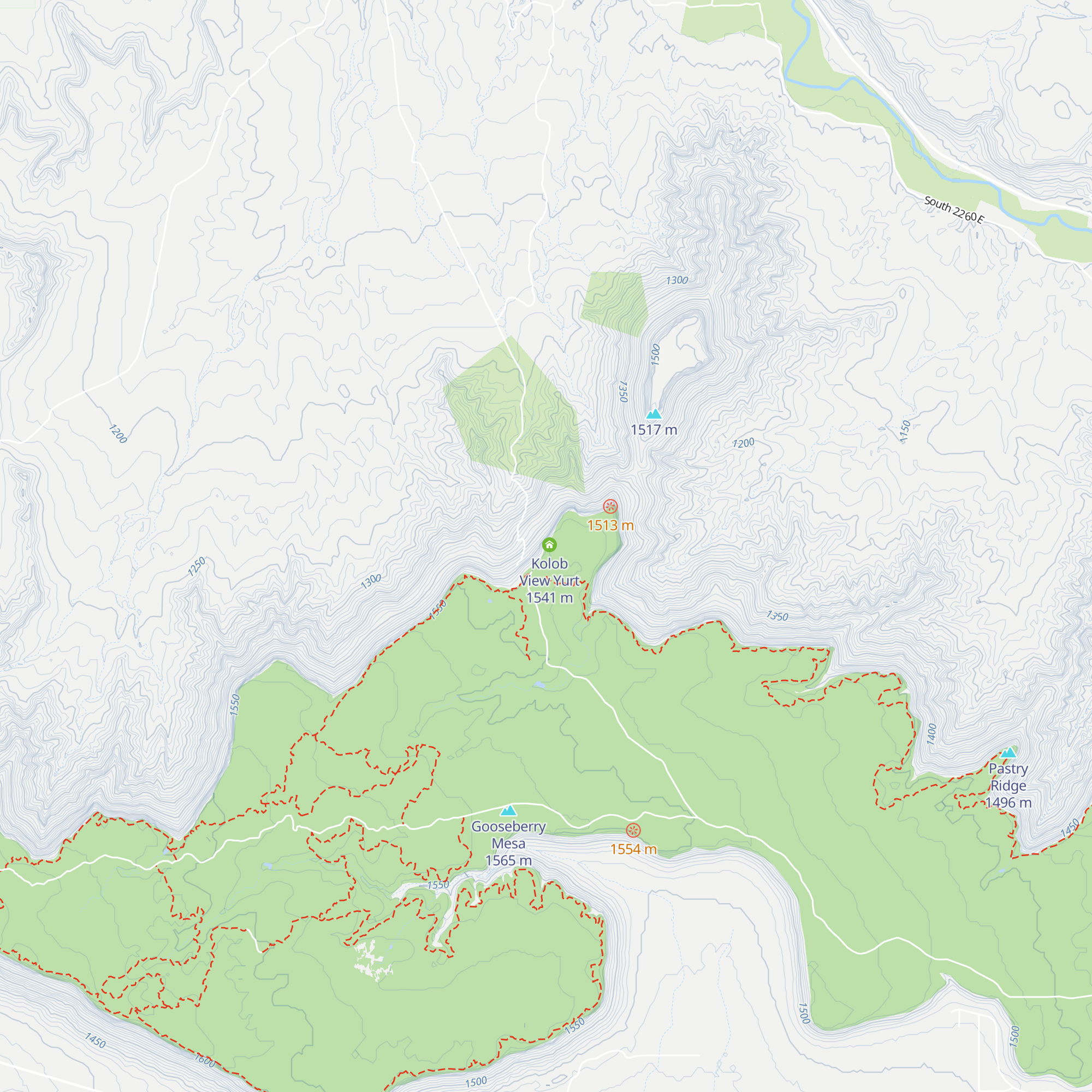 Rampage View Yurt map