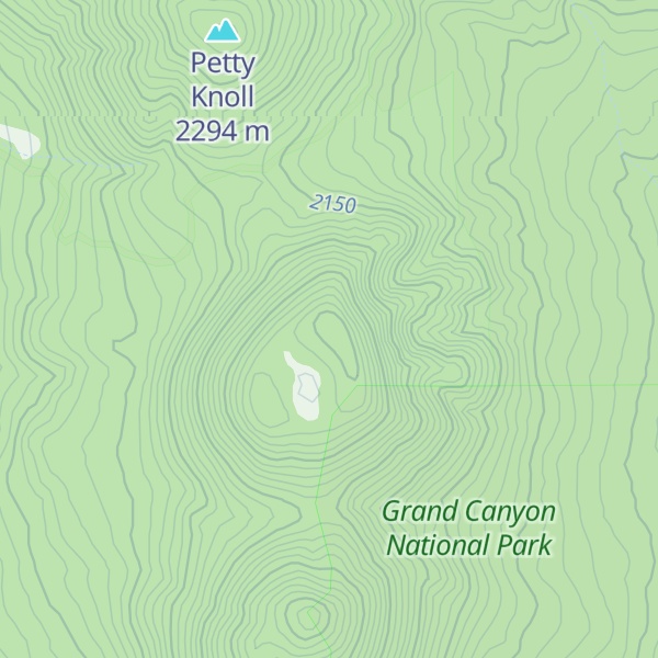 Map of Slide Mountain