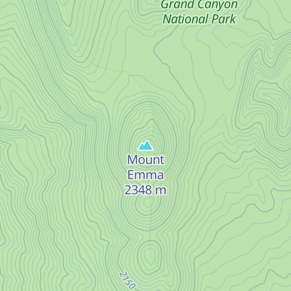 Map of Mount Emma