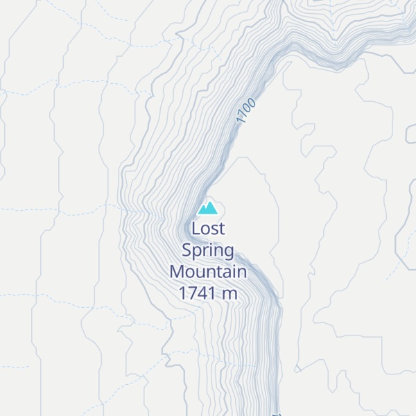 Map of Lost Spring Mountain