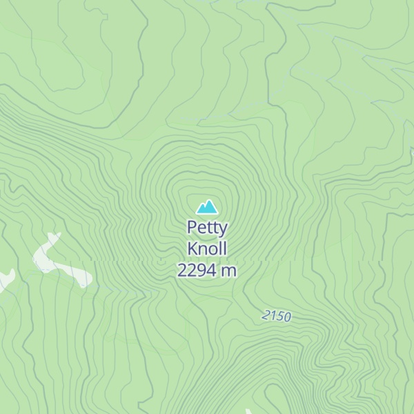Map of Petty Knoll