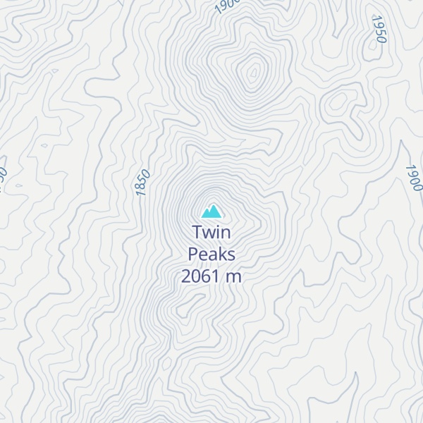 Map of Twin Peaks