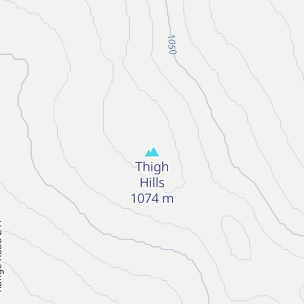 Map of Thigh Hills