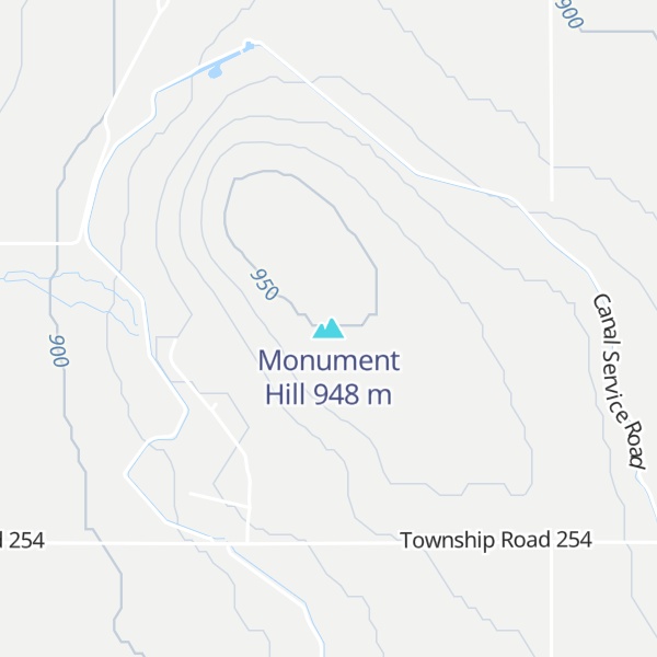 Map of Monument Hill