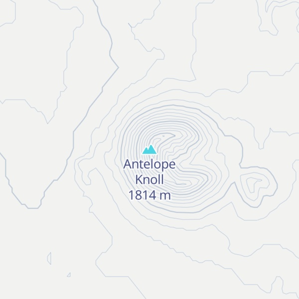 Map of Antelope Knoll