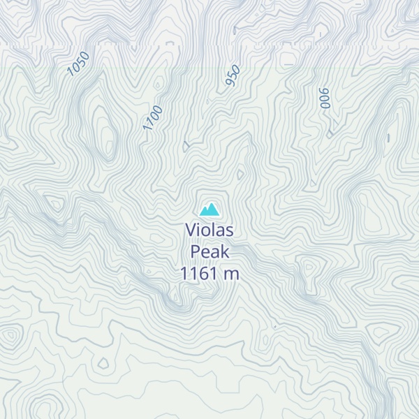Map of Violas Peak