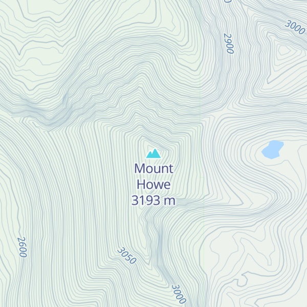 Map of Mount Howe