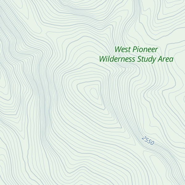 Map of Shaw Mountain