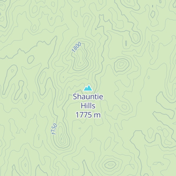 Map of Shauntie Hills