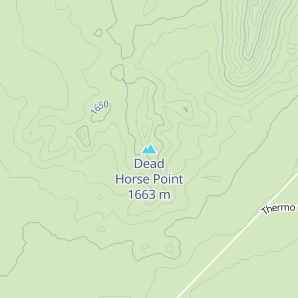 Map of Dead Horse Point