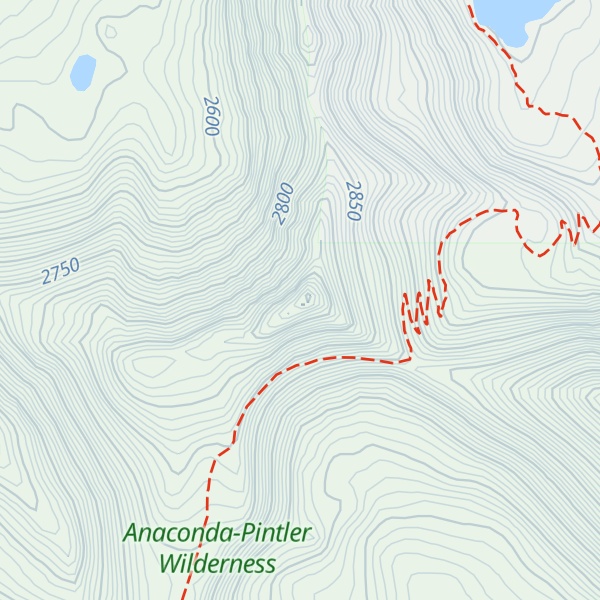Map of Mount Tiny