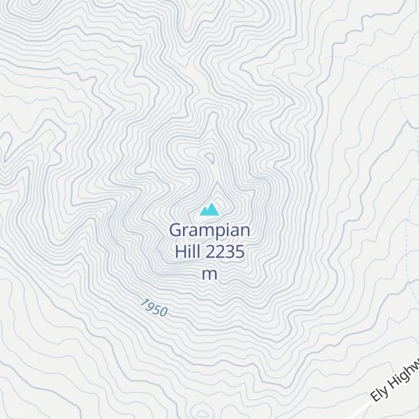 Map of Grampian Hill