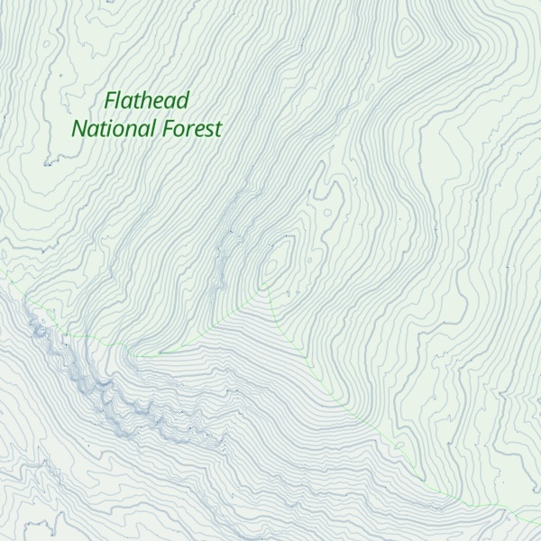 Map of Monture Mountain