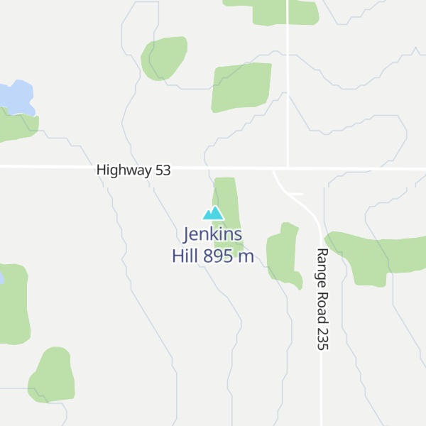 Map of Jenkins Hill
