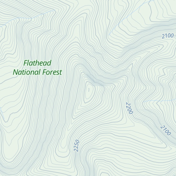 Map of Red Plume Mountain