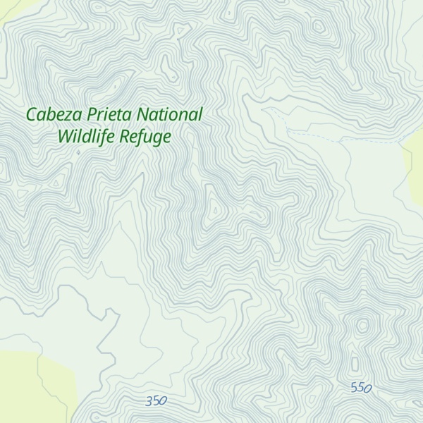 Map of Granite Mountains