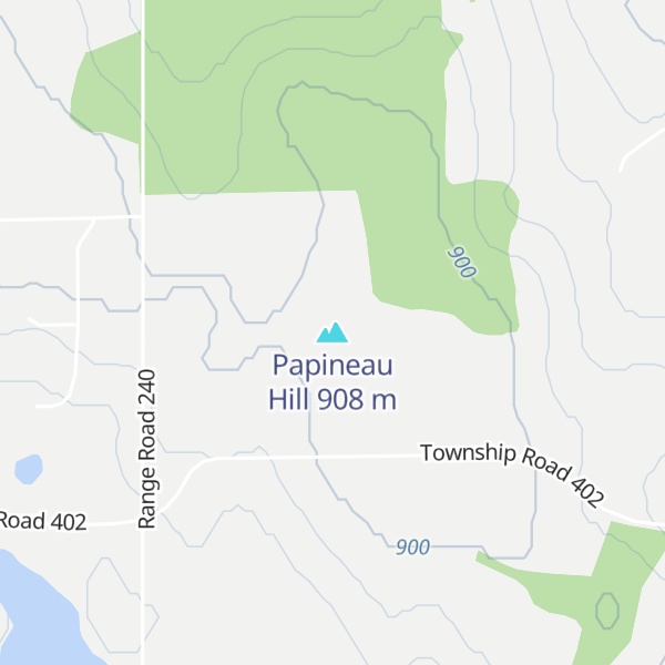 Map of Papineau Hill