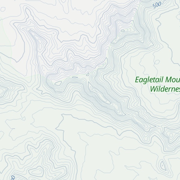 Map of Granite Mountain