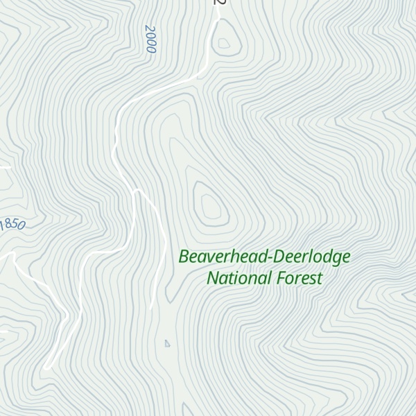 Map of Henderson Mountain