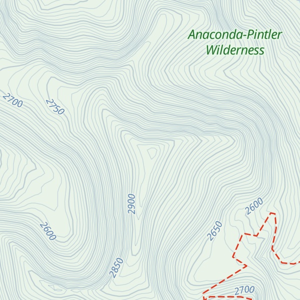 Map of Rainbow Mountain