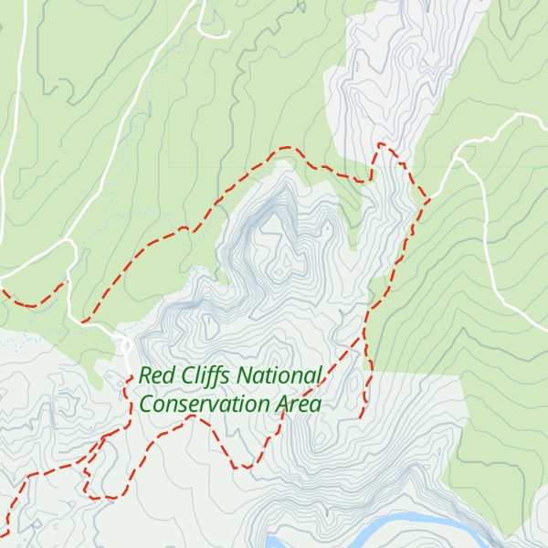 Map of Sandstone Mountain