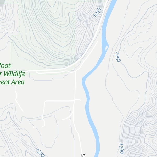 Map of Cokalaiskit-Blackfoot River Retreat