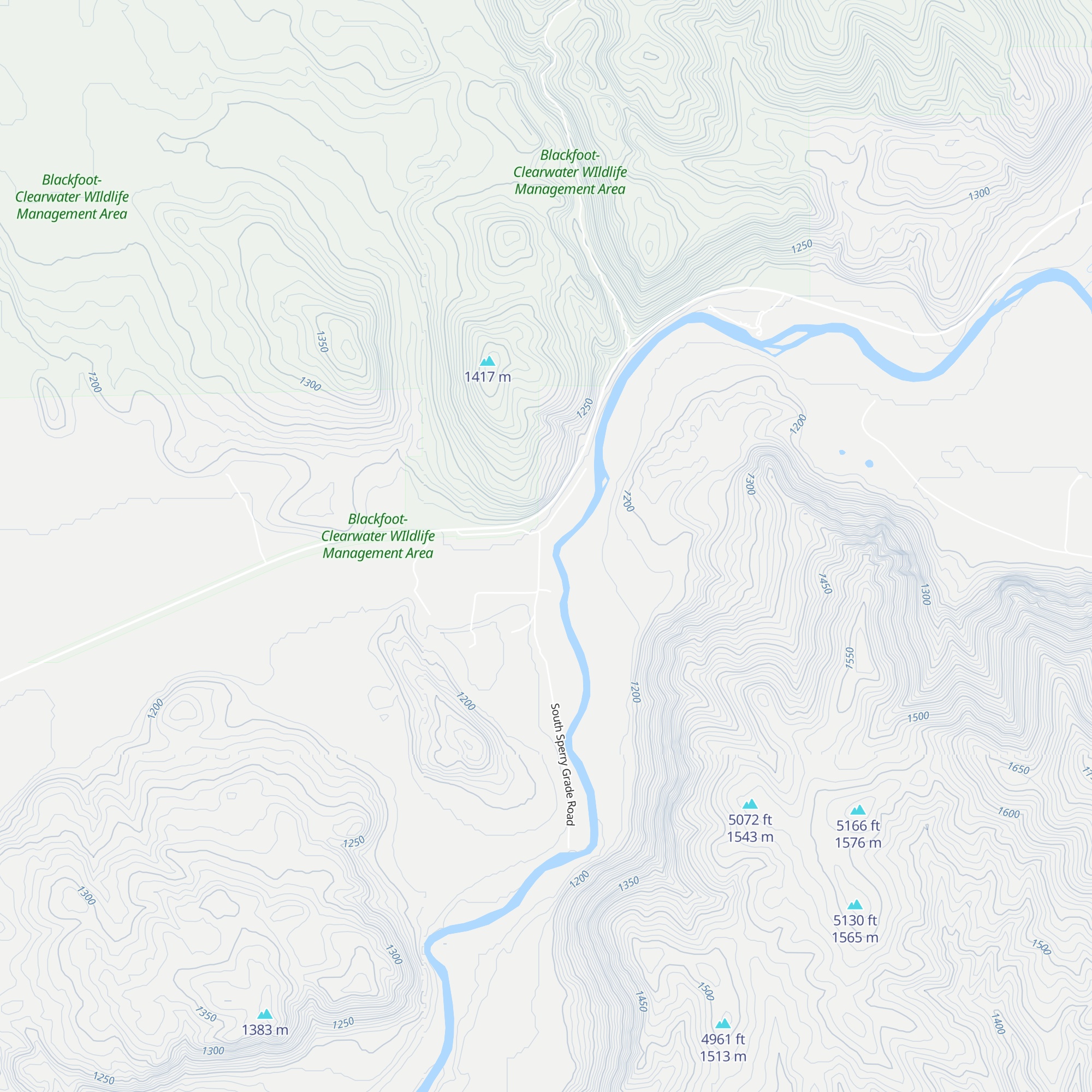 Cokalaiskit-Blackfoot River Retreat map