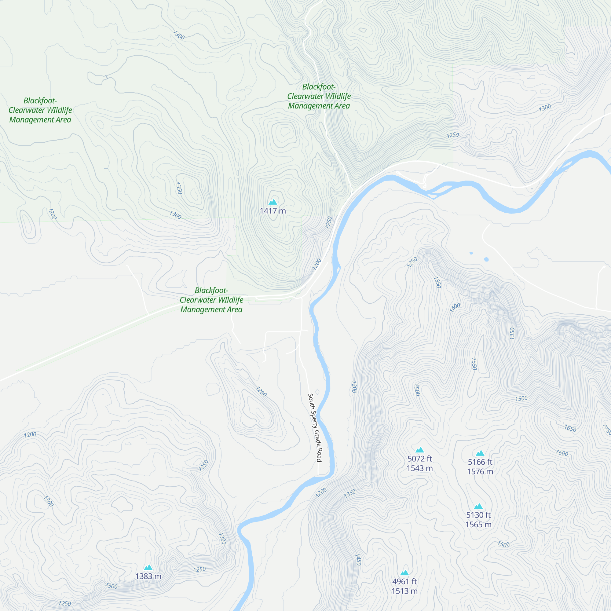 Cokalaiskit-Blackfoot River Retreat map